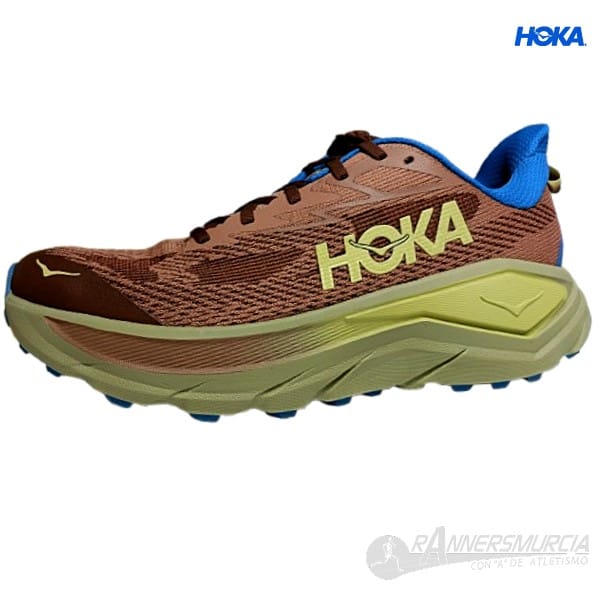 zapatillas-trail-running-hoka-challenger-8-hombre-marron-verde Challenger 8 - Imagen 1