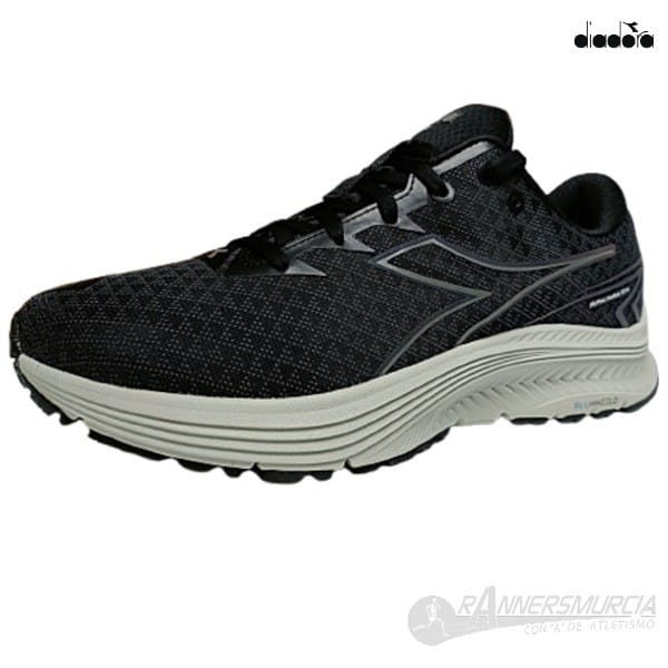 zapatillas-running-diadora-vortice-10-hip-hombre-negro-gris Vortice 10 Hip - Imagen 1