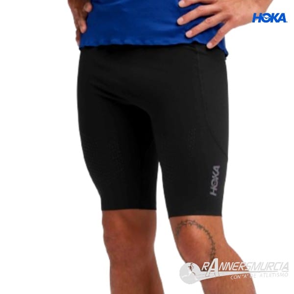 ropa-malla-corta-hoka-skybreeze-half-tight-hombre-negro Skybreeze Half Tight - Imagen 1