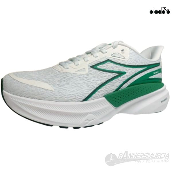 zapatillas-running-diadora-nucleo-2-hombre-blanco-verde Nucleo 2 - Imagen 2