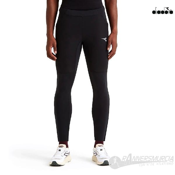 ropa-malla-larga-diadora-run-tights-winter-portection-hombre-negro Run Tights Winter Protection - Imagen 1