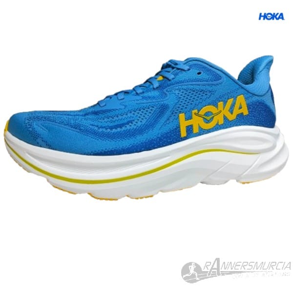 zapatillas-running-hoka-clifton-10-hombre-azul-amarillo CLIFTON 10 - Imagen 1