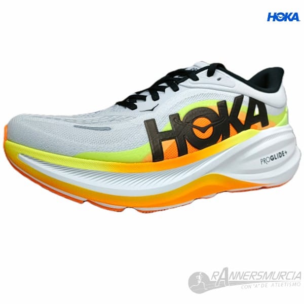 zapatillas-running-hoka-clifton-pro-hombre-gris-verde-naranja Clifton Pro - Imagen 1